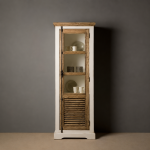 Tower Living vitrinekast Amanda 69x40x190 cm grenen
