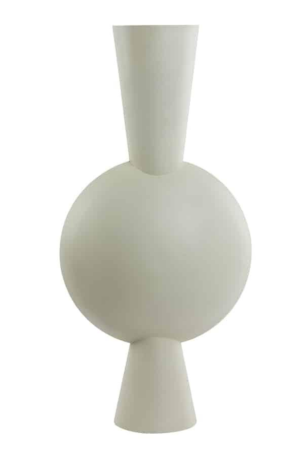 Light & Living vaas 48x21x98,5 cm Kavandu licht grijs