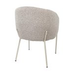 achterkant Nijwie MySons eetkamerstoel Adele -beige poten - Puente - Stone 09-Star collection (set van 2)