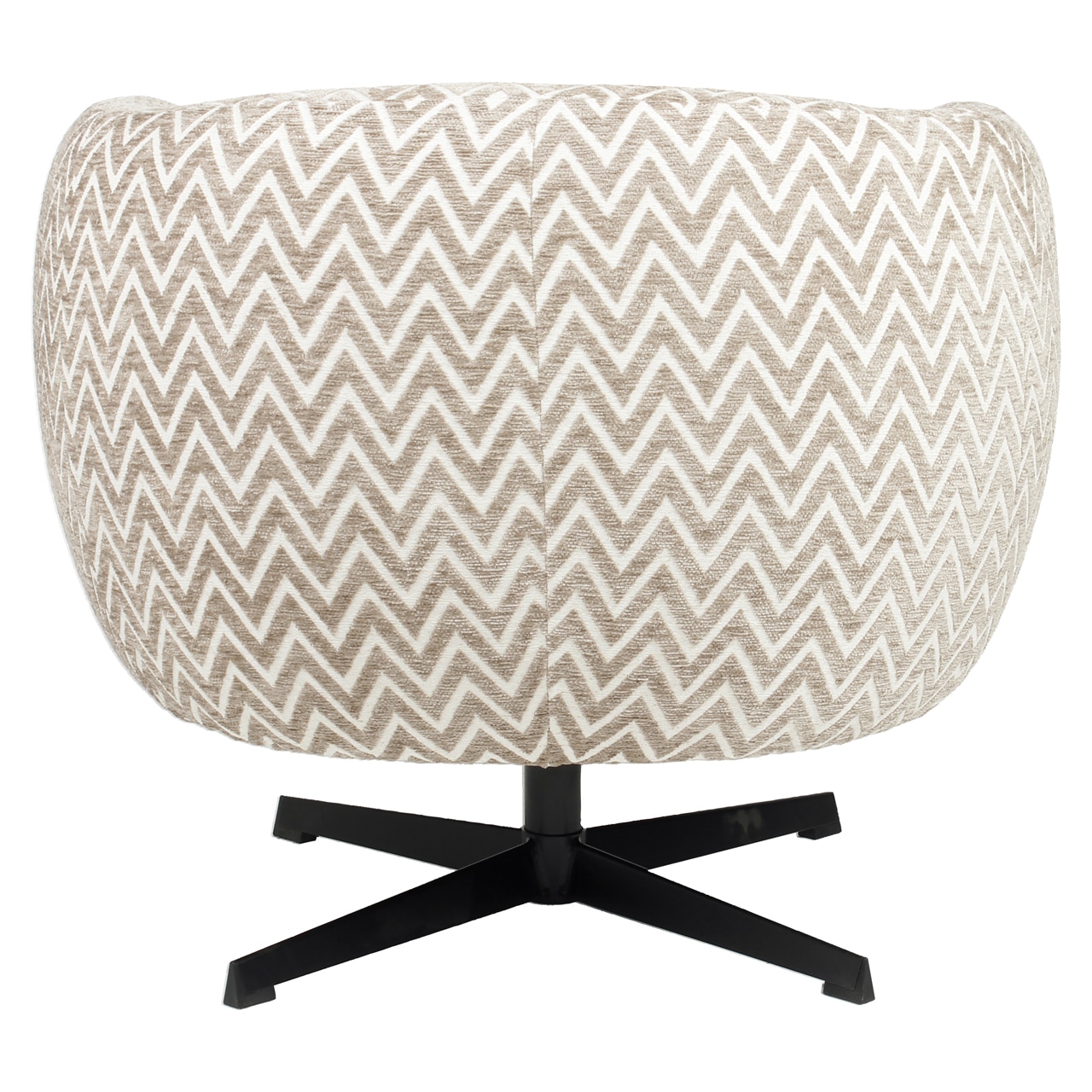 Richmond Interiors draaifauteuil Estelle sand chevron