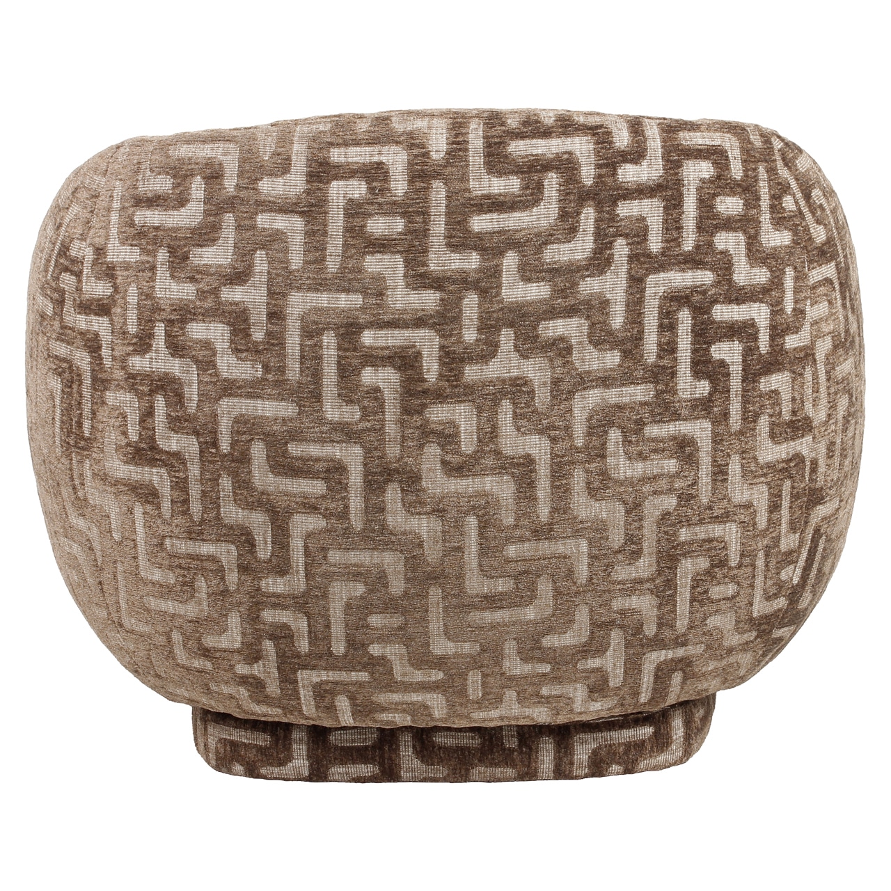 Richmond Interiors draaifauteuil Negreslo met arm brown labyrinth