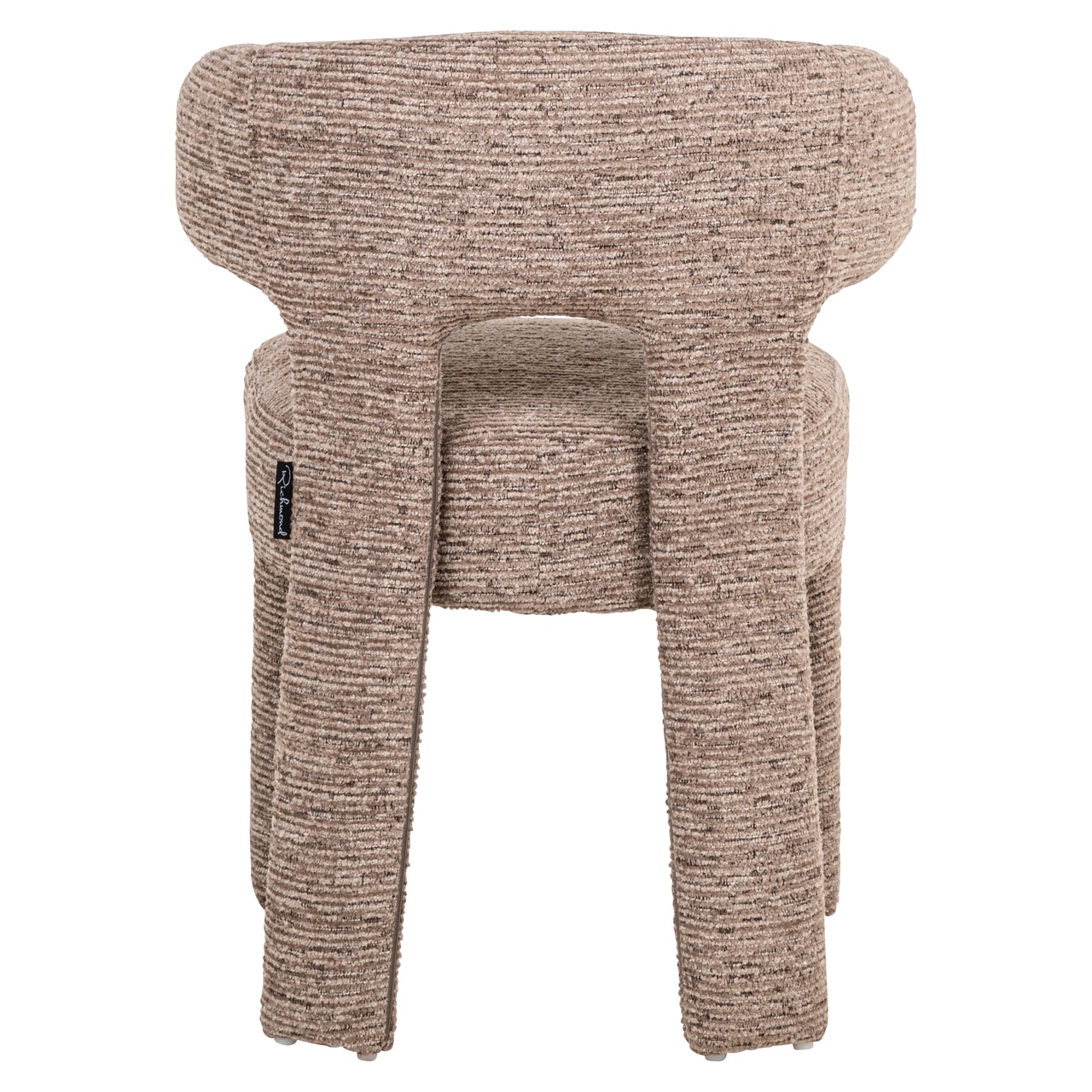 Richmond Interiors eetkamerstoel Nerio met arm mocca