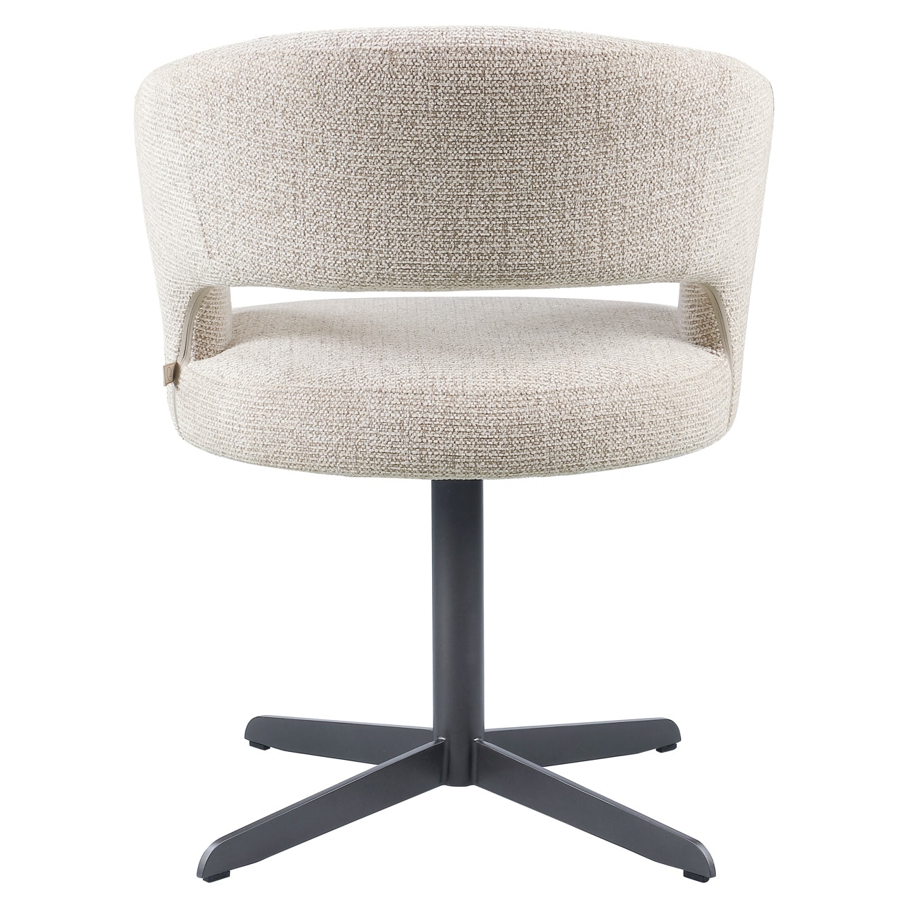 Richmond interiors eetkamerstoel Blanca draaibaar met arm natural