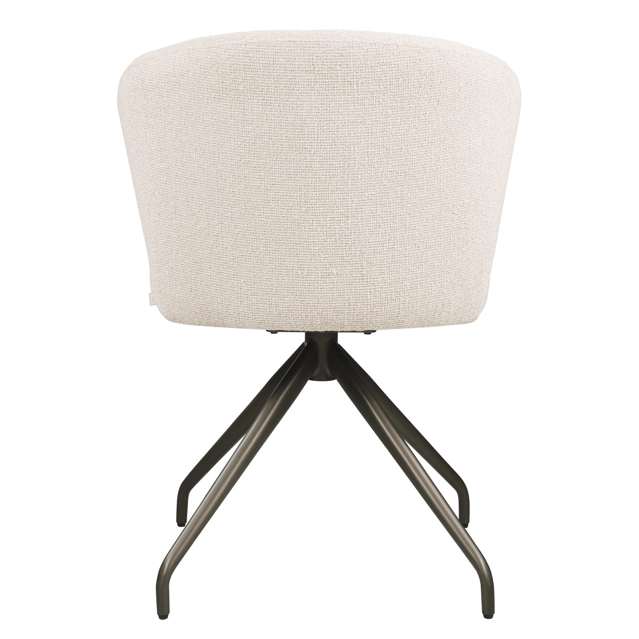 Richmond interiors eetkamerstoel Milly draaibaar met arm biscotti