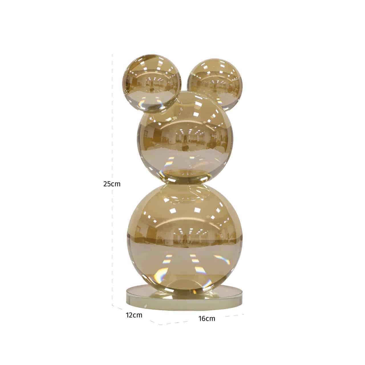 Richmond Interiors deco object Ted champagne