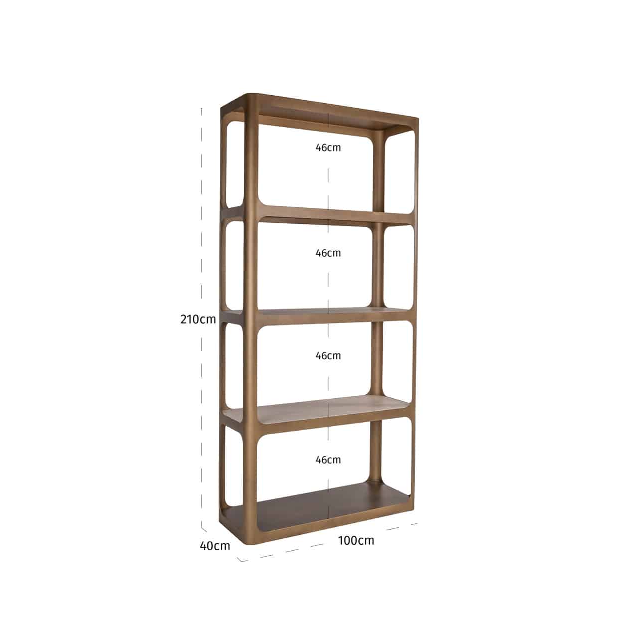 Richmond Interiors wandkast Claridge 100x40x210 cm keramiek