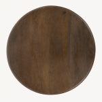 blad Nijwie MySons Bijzettafel Ø50, H55, Mango Brown Walnut - Zodiac Collection
