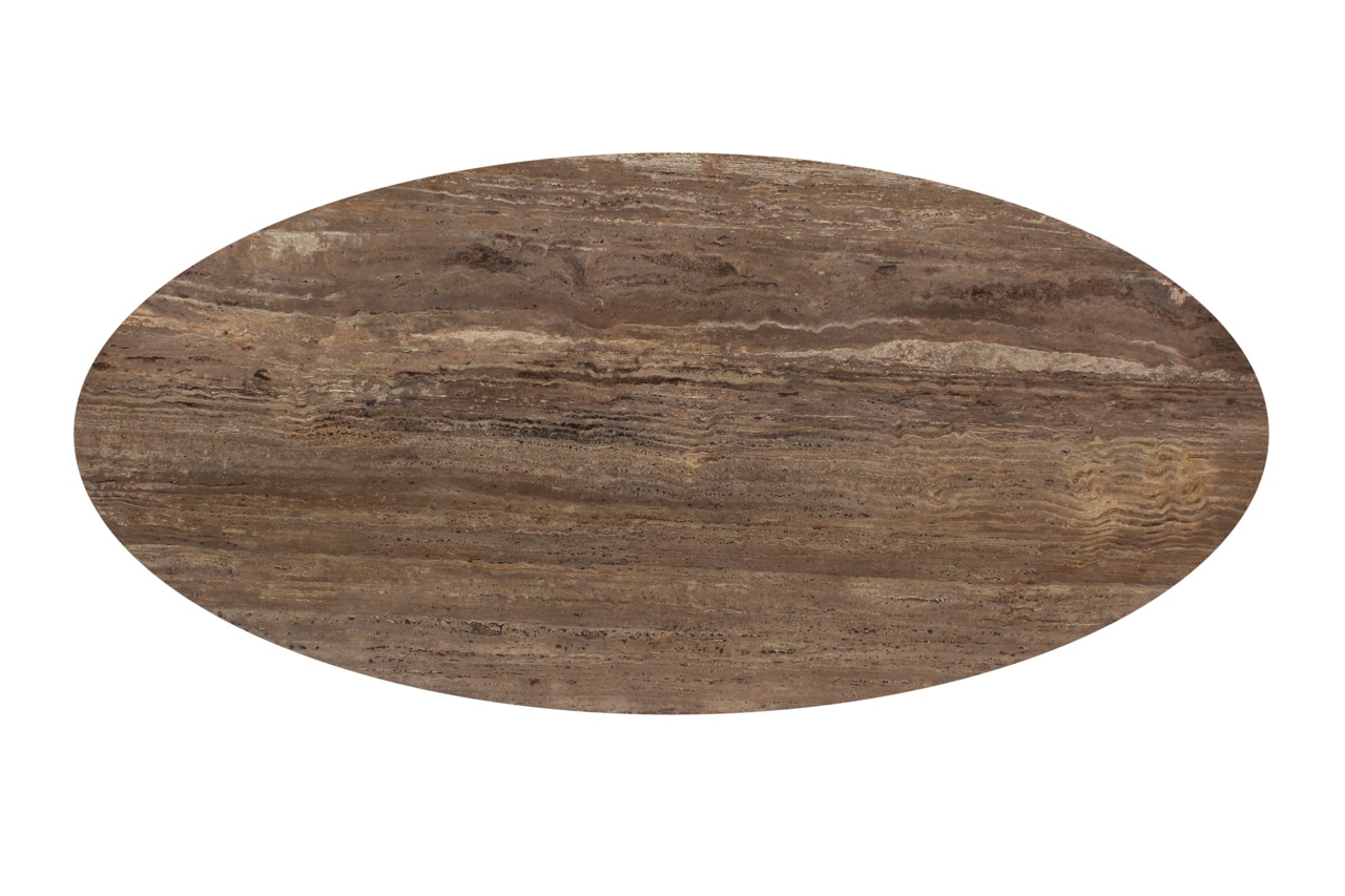 Richmond Interiors eettafel Russo 235 cm travertin