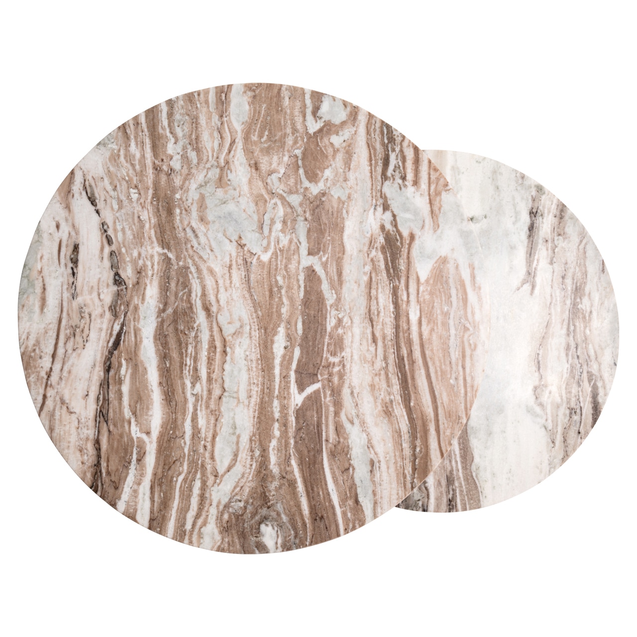 Richmond Interiors salontafel Bottega set van 2 marmer