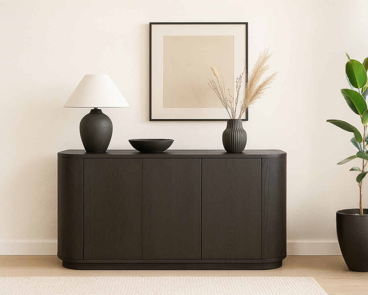 Livingfurn dressoir Novero Espresso 170cm