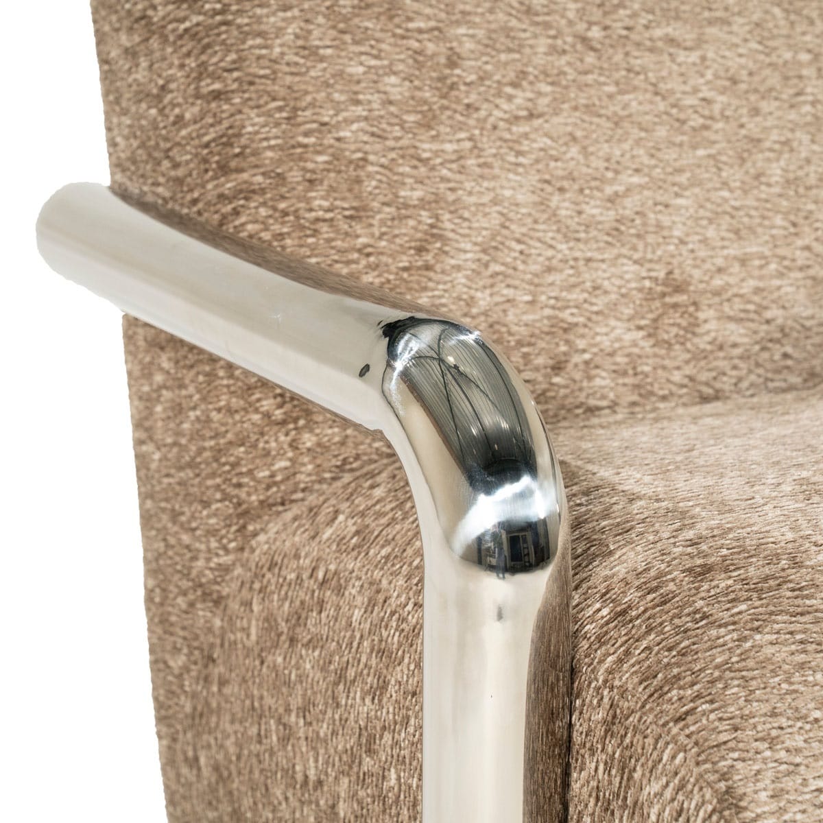 By-Boo fauteuil Chromette met arm taupe