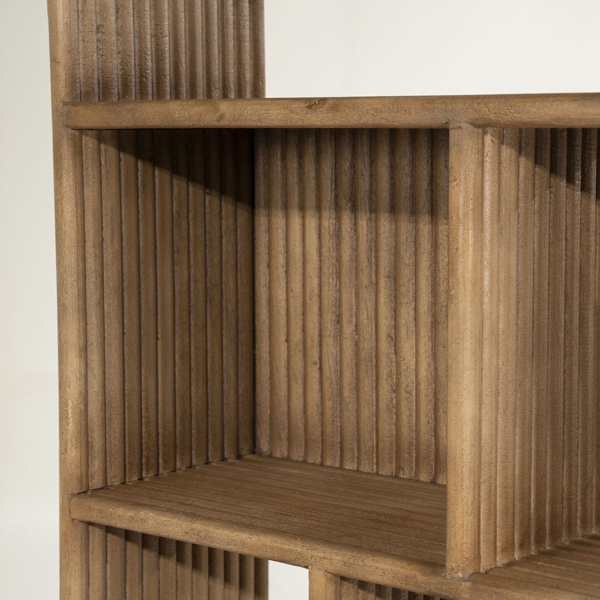By-Boo wandkast Rigato 100x30x200 cm mangohout