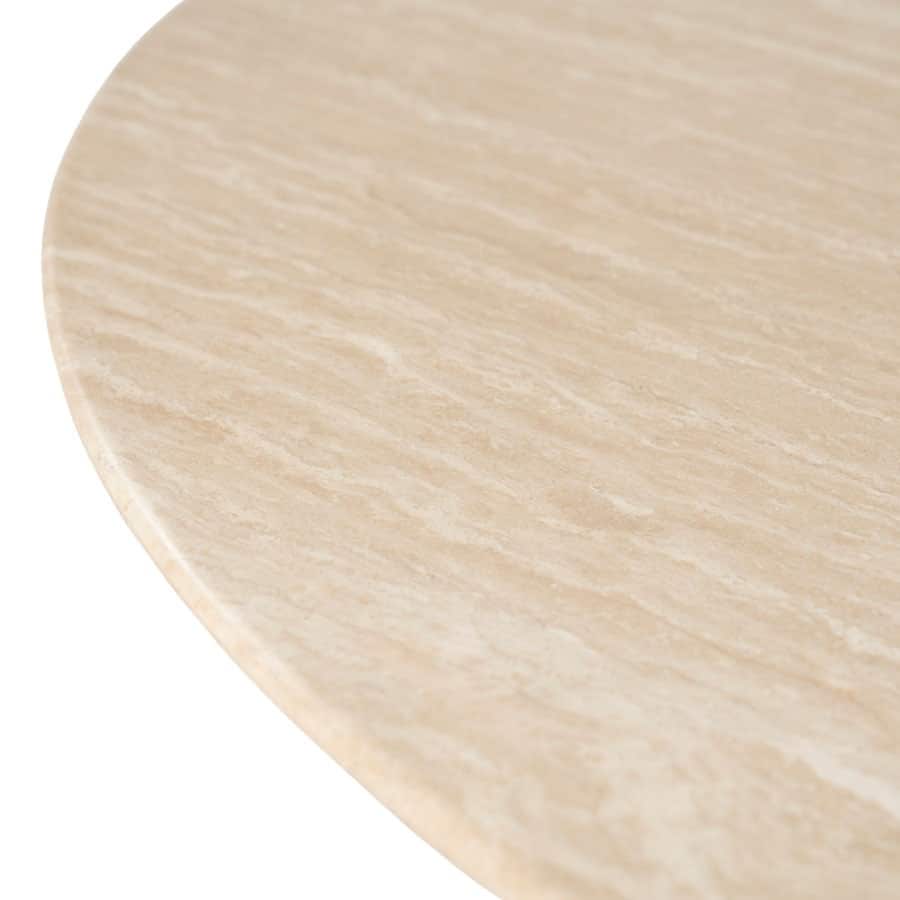 Eleonora eettafel Lova 130x130x75 cm travertin