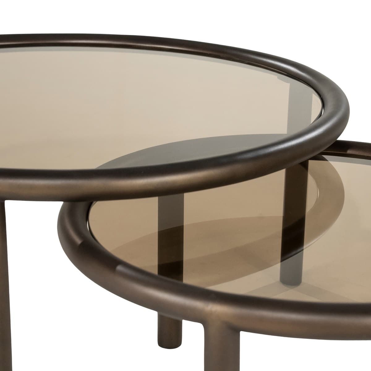 Eleonora salontafel Circo set van 2 glas