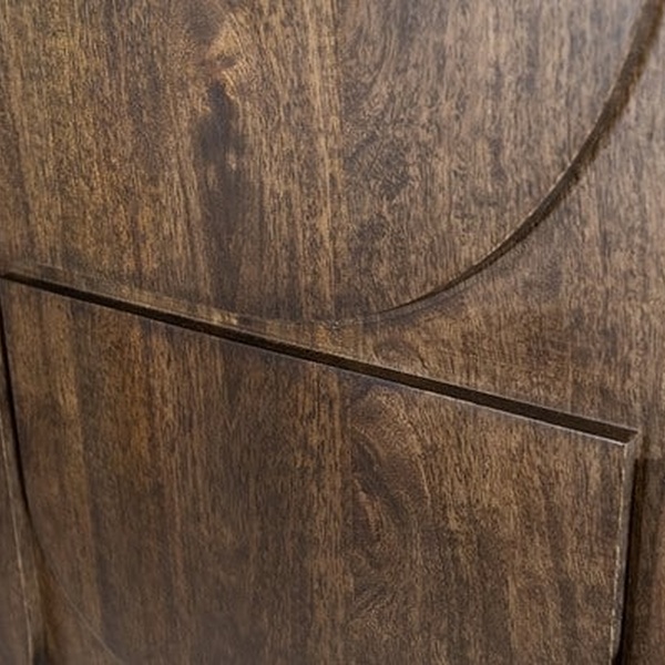 detailfoto Nijwie MySons Dressoir 180 met 3 deuren, Mango Brown Walnut – Kaapstad Collection