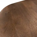 detailfoto Nijwie MySons Eetkamertafel 200, langwerpig met ronde hoeken, Mango Espresso Brown - Addo Table Collection