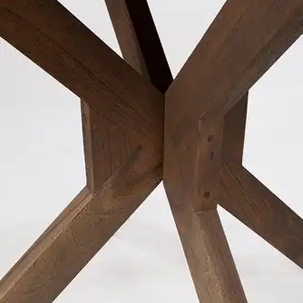 Nijwie MySons Eetkamertafel Ø130, Acacia Marron Brown - Gemini Table Collection
