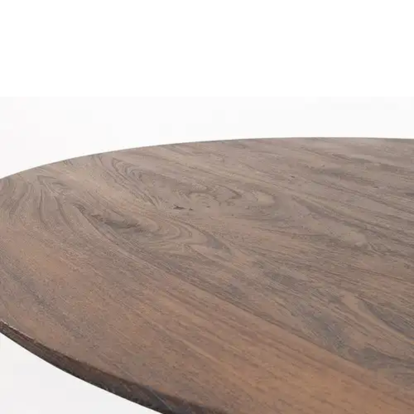 Nijwie MySons Eetkamertafel Ø130, Acacia Marron Brown - Gemini Table Collection