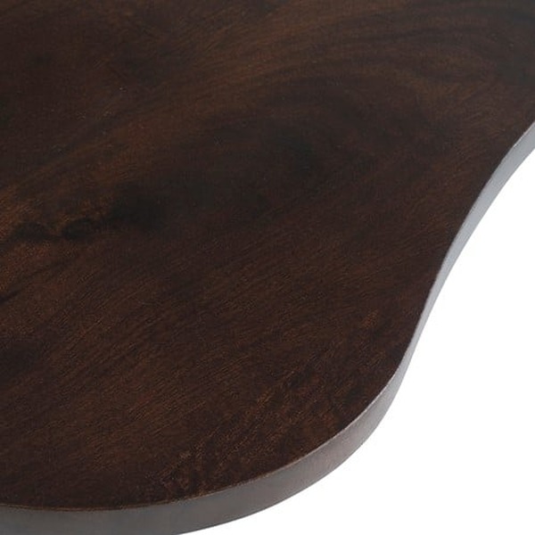 Nijwie MySons Firenze salontafel 125, boon vorm, Mango Brown Walnut - Mix & Match Collection