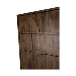 detailfoto Nijwie MySons Kast 180 met 3 deuren en 2 open vakken, Mango Brown Walnut - Kaapstad Collection