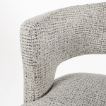 detailfoto Nijwie MySons barstoel Bruce - draaipoot 360 - Coco - Salt 'n Pepper 80 - Star Collection