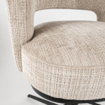 detailfoto Nijwie MySons barstoel Bruce - draaipoot 360 - Cremona - Natural 02 - Star Collection