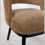 detailfoto Nijwie MySons eetkamerstoel Sting - 4 poten-Cremona - Cinnamon 18 - Star Collection