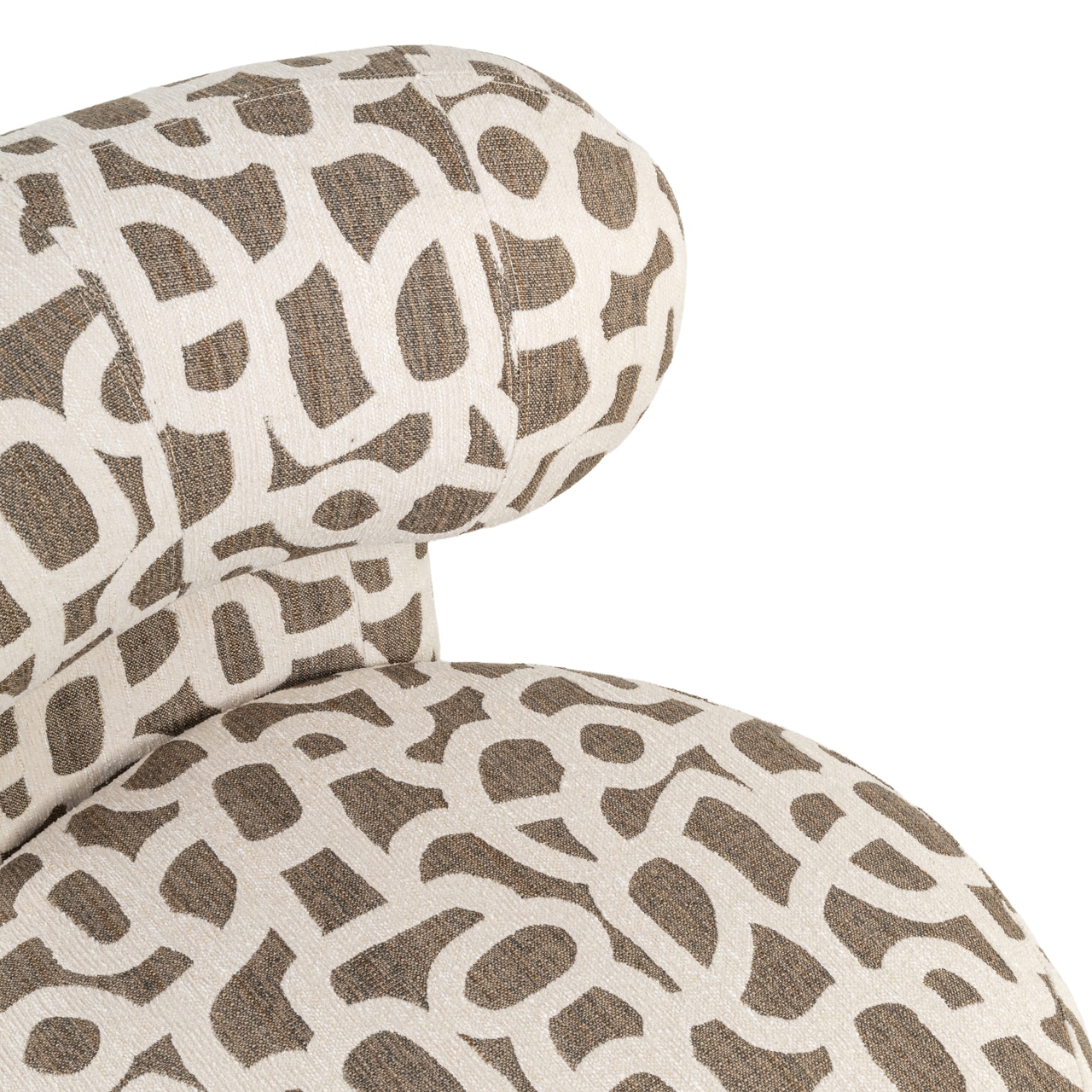 Richmond Interiors draaifauteuil Kaya weave brown
