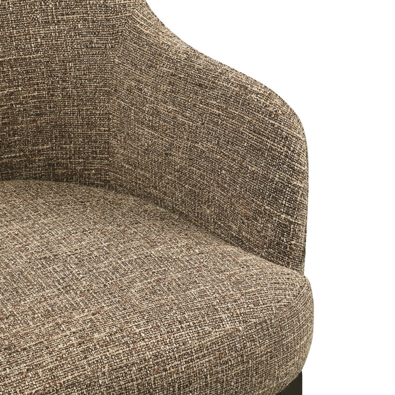Richmond Interiors eetkamerstoel Hadley brown tweed