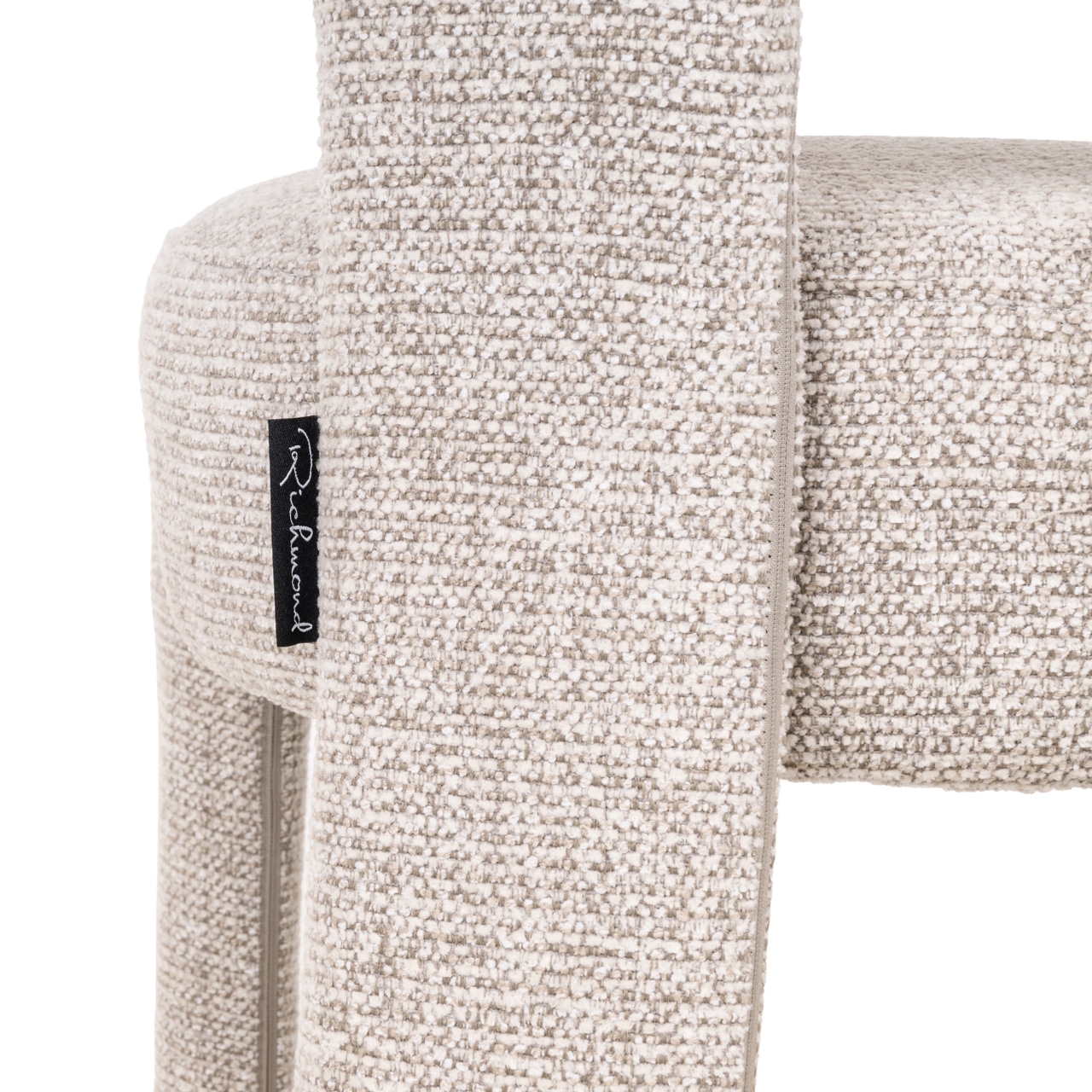 Richmond Interiors eetkamerstoel Nerio met arm natural