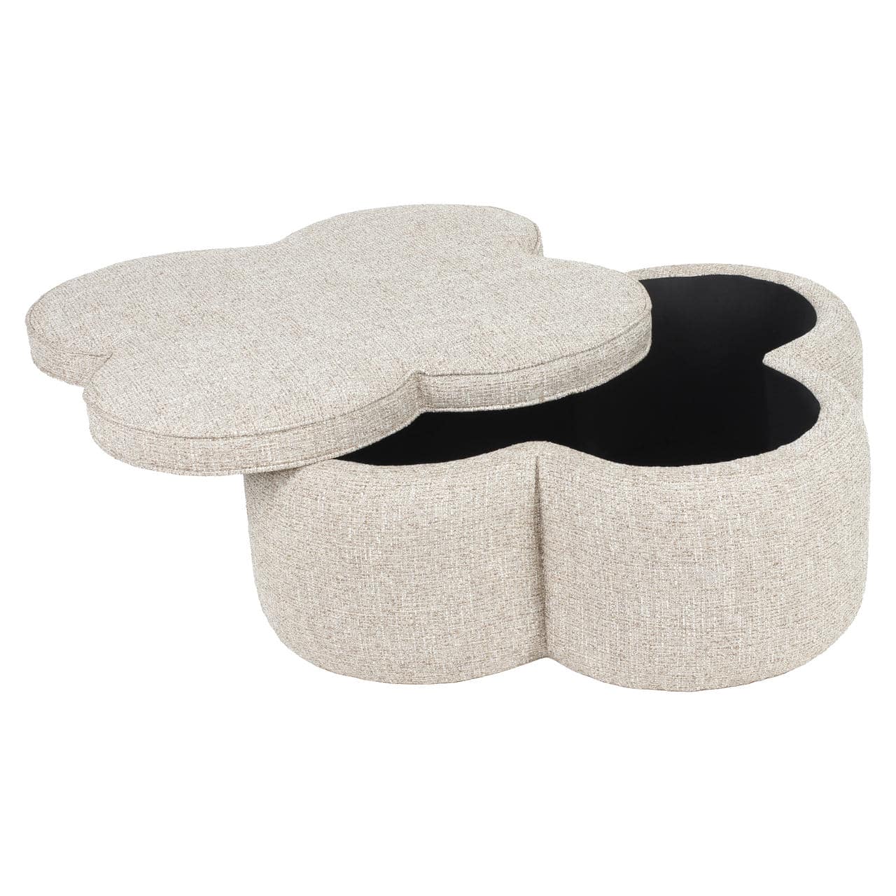 Richmond Interiors opberg poef Corbeau sand