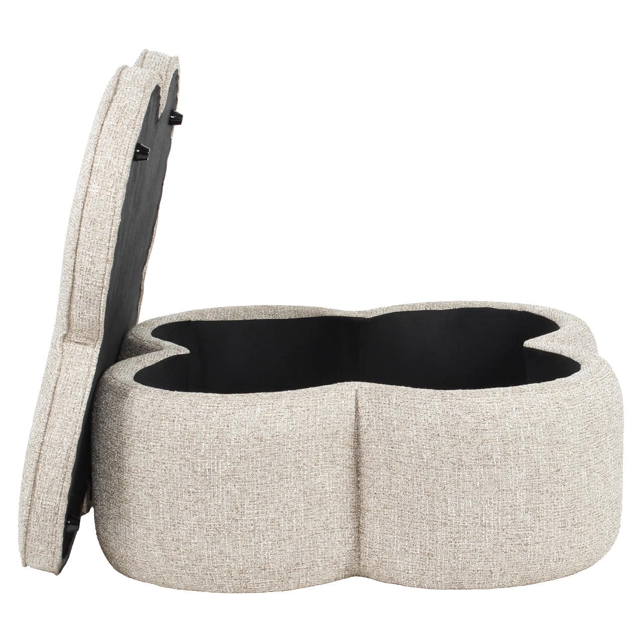 Richmond Interiors opberg poef Corbeau sand
