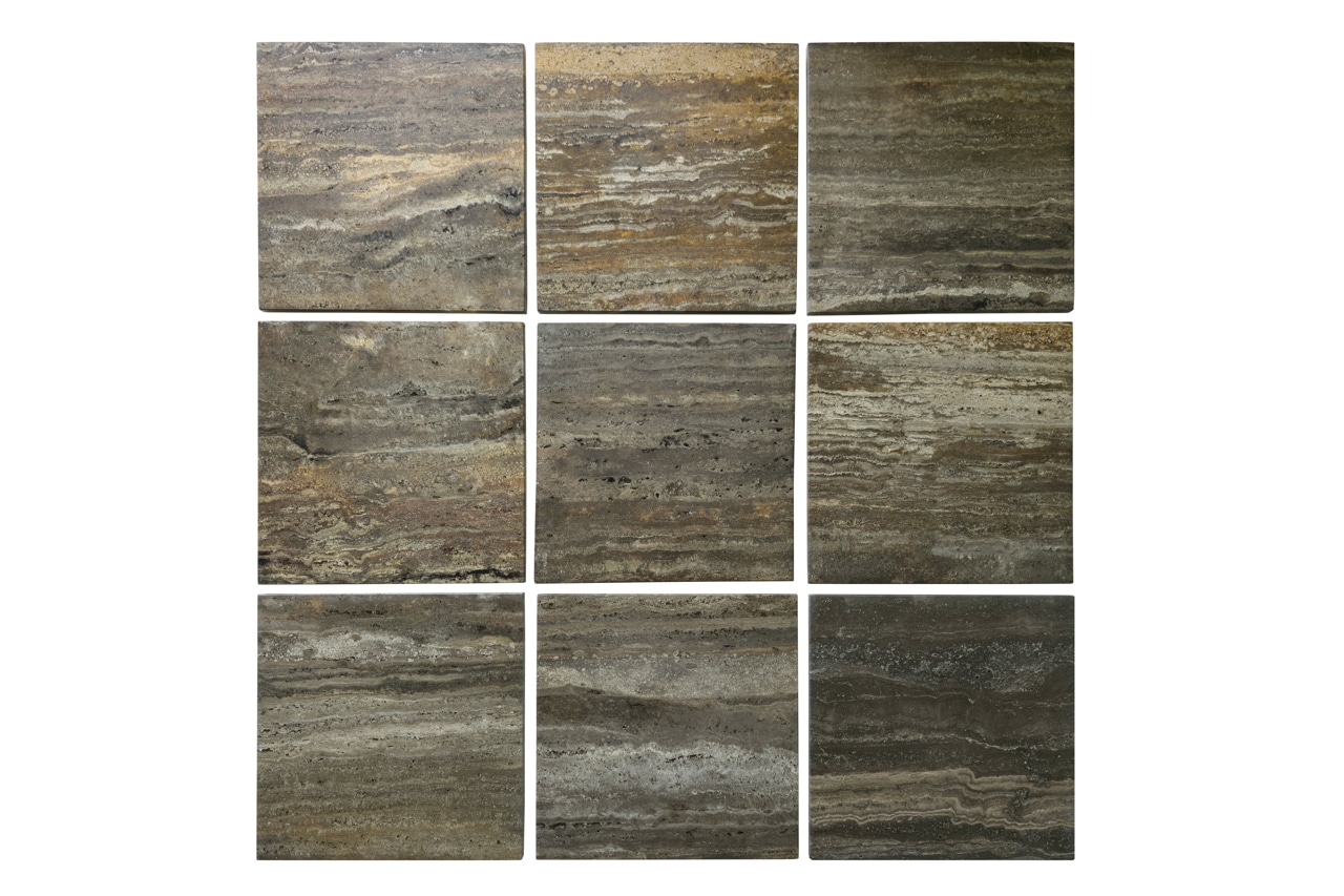 Richmond Interiors wandtafel Russo 100x40x76 cm travertin