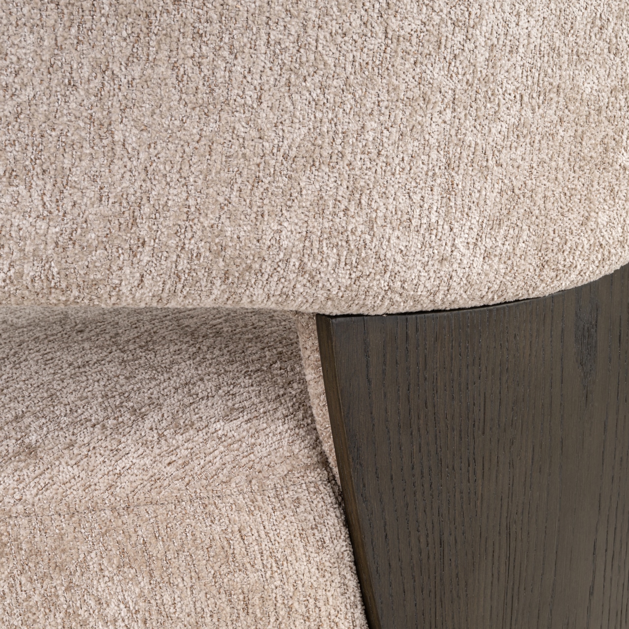 Richmond interiors eetkamerstoel Pollux draaibaar met arm sand