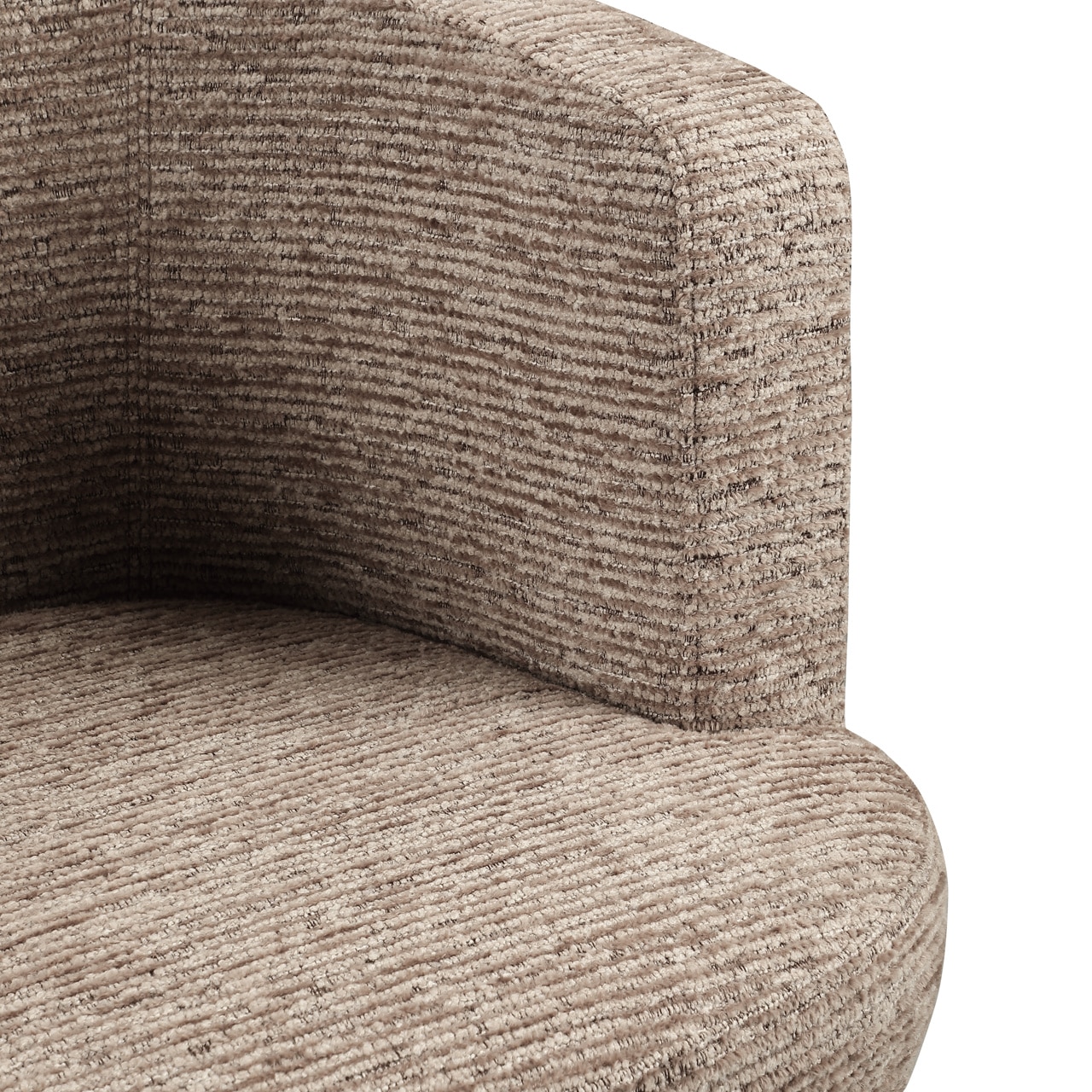 Richmond interiors eetkamerstoel Rochenne draaibaar met arm mocca
