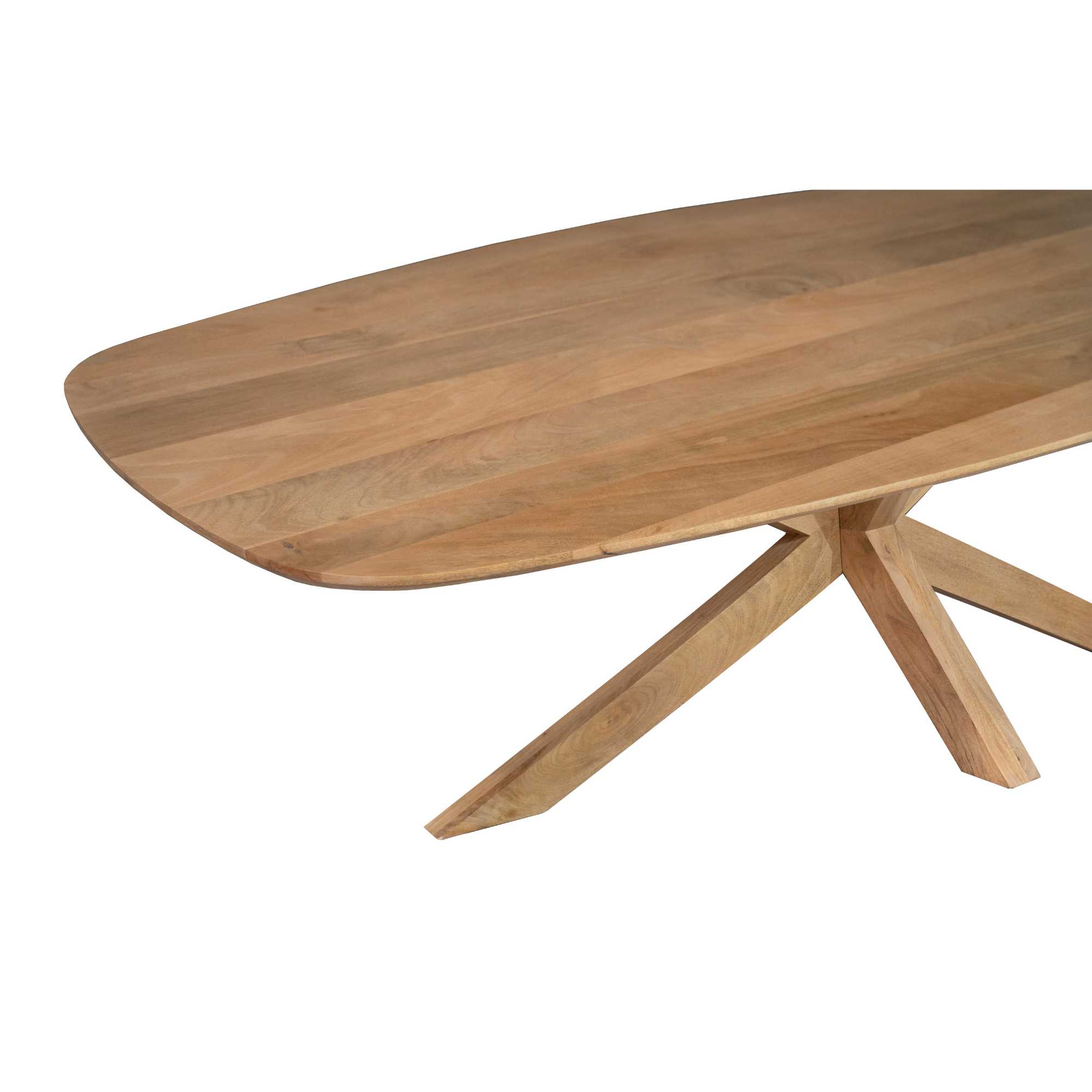 Starfurn Deens ovale eettafel Nina Naturel Mangohout 240 cm