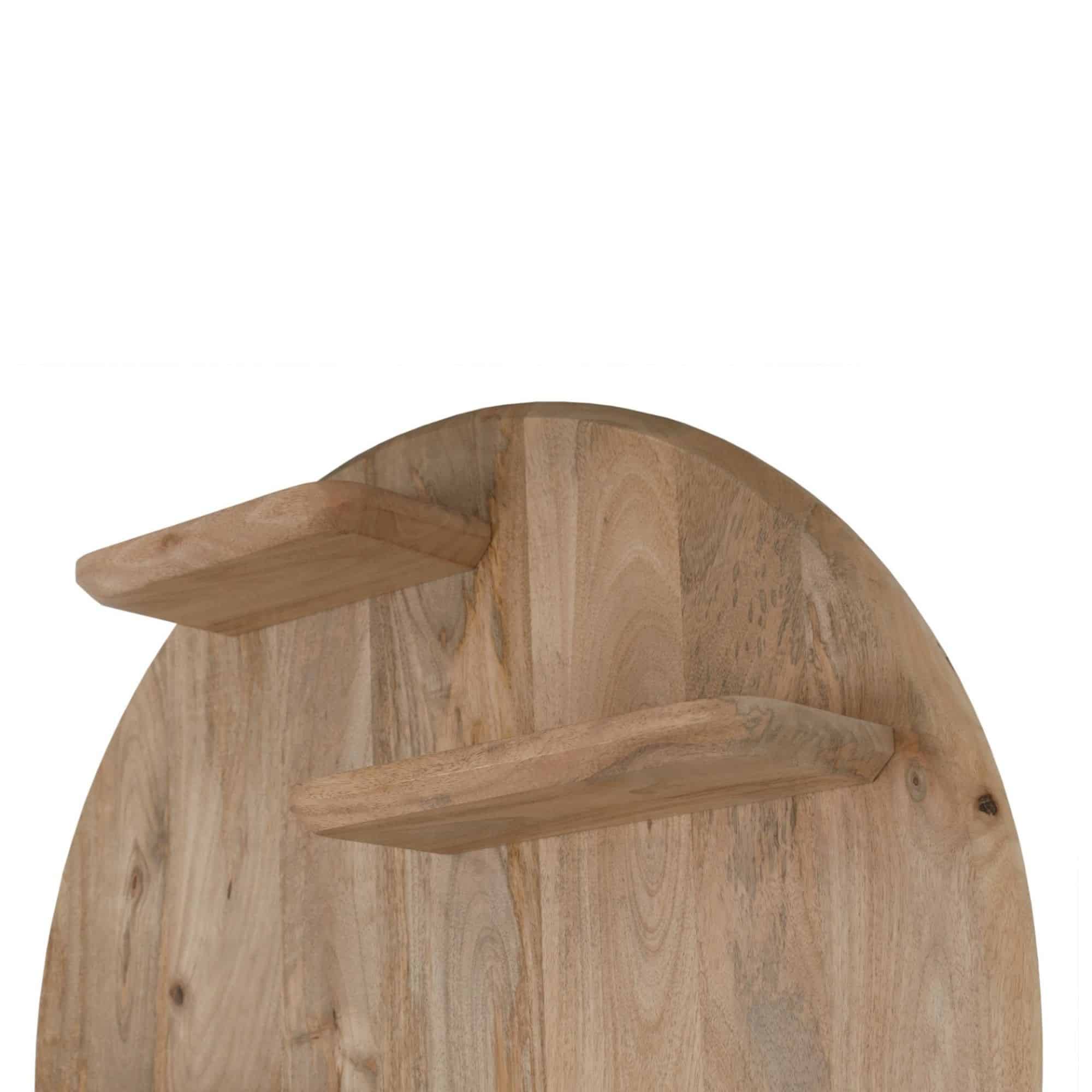 Starfurn wandrek Lena 75 cm rond naturel mangohout