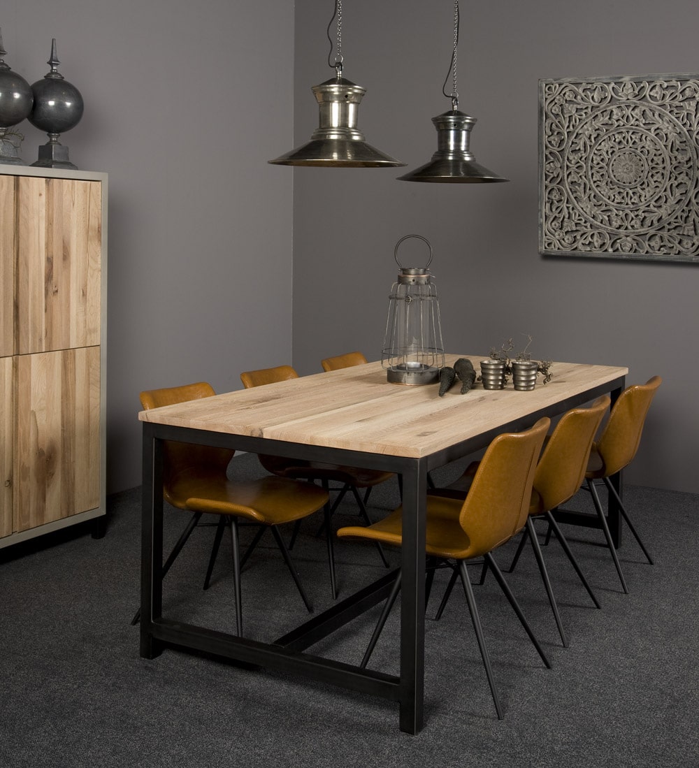 SHOWMODEL Tower Living eettafel Max 240 cm eiken