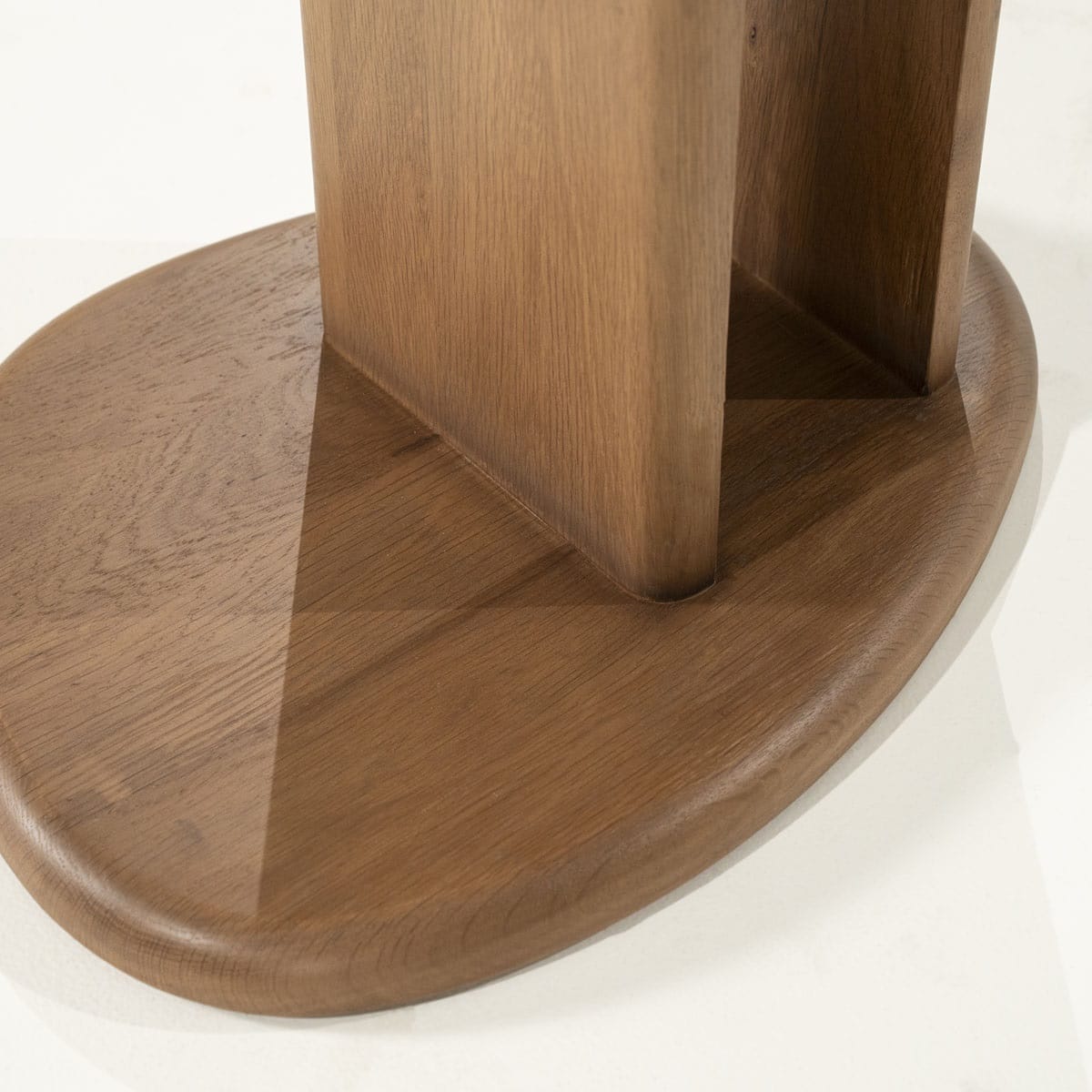 Eleonora bijzettafel Lori 46x35x55 cm lichtbruin eiken