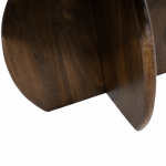 onderstel Nijwie MySons Bijzettafel Ø50, Mango Brown Walnut - Belly Table Collection