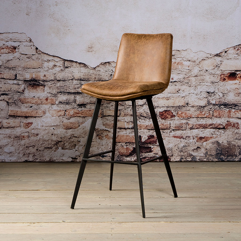 Tower Living barstoel Pamplona cognac