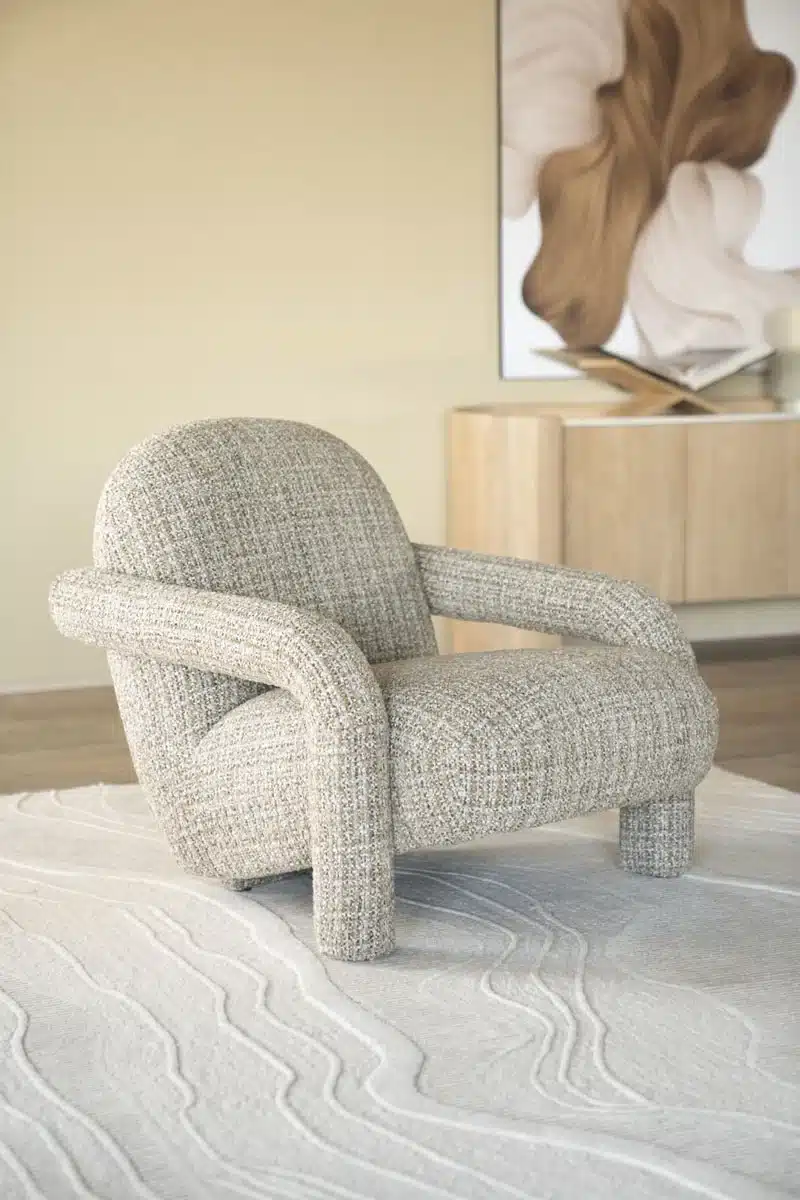 Eleonora fauteuil Monica met arm taupe