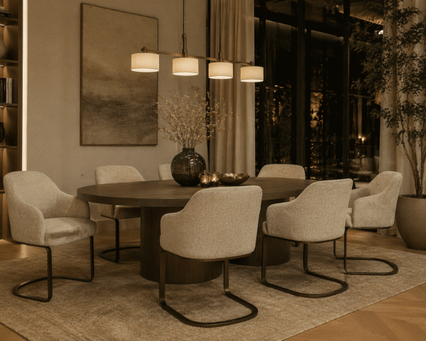 Richmond Interiors eetkamerstoel Hadley natural boldweave