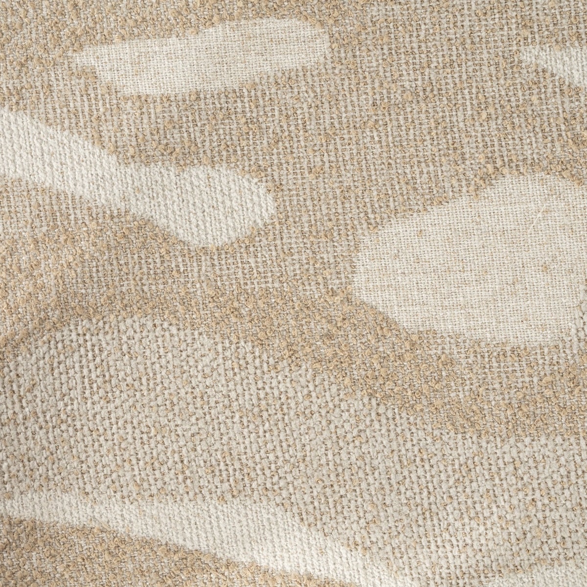 By-Boo poef Rytm groot beige