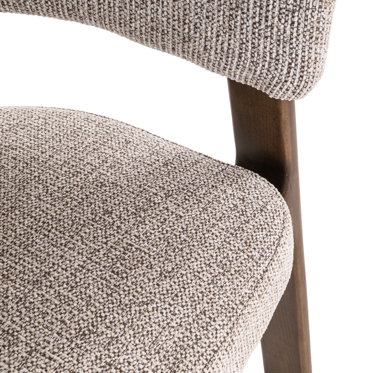 Richmond Interiors eetkamerstoel Contigo met arm mocca