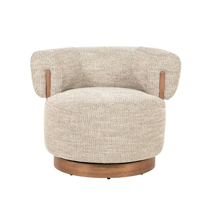 Eleonora fauteuil Nila met arm taupe