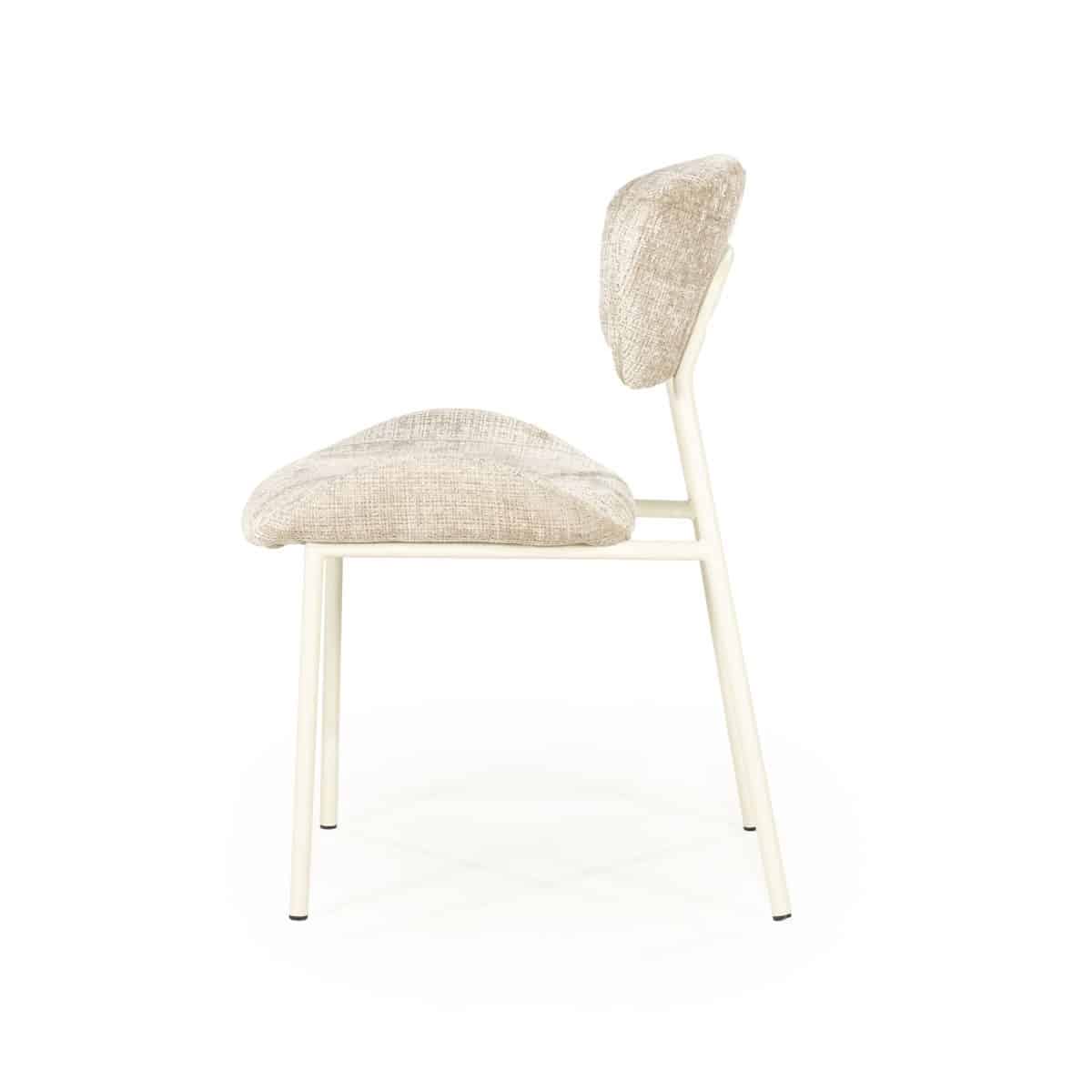 By-Boo eetkamerstoel Dare taupe (set van 2)