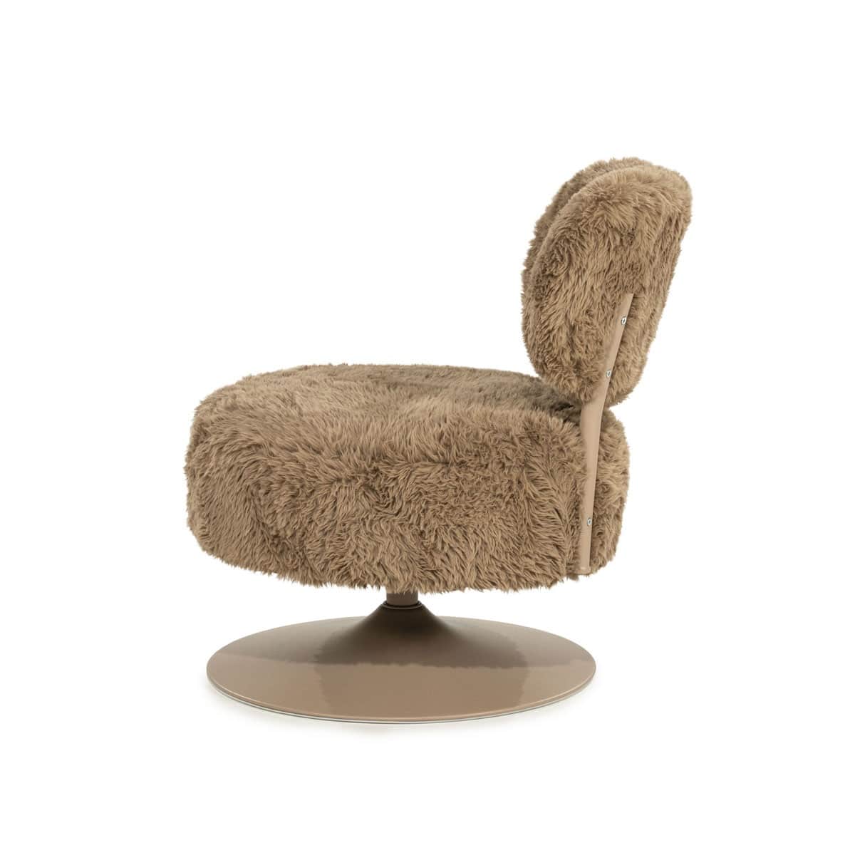 By-Boo fauteuil Furlo draaibaar taupe