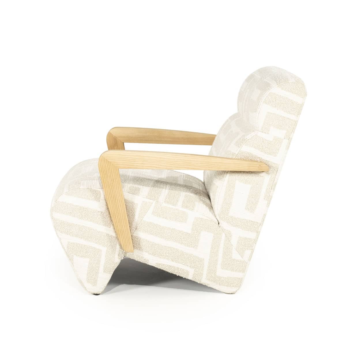Eleonora fauteuil Olek met arm beige libre