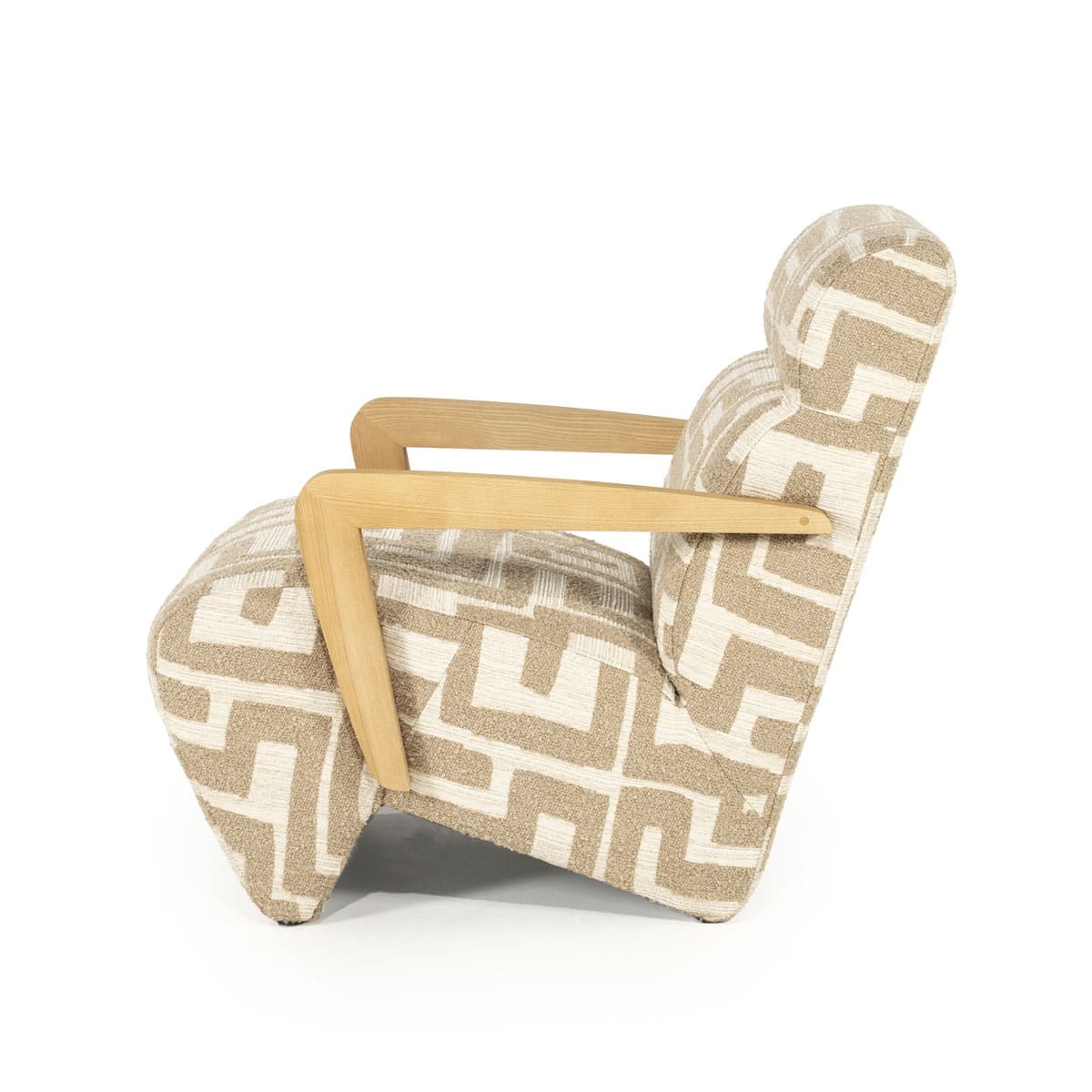 Eleonora fauteuil Olek met arm taupe libre